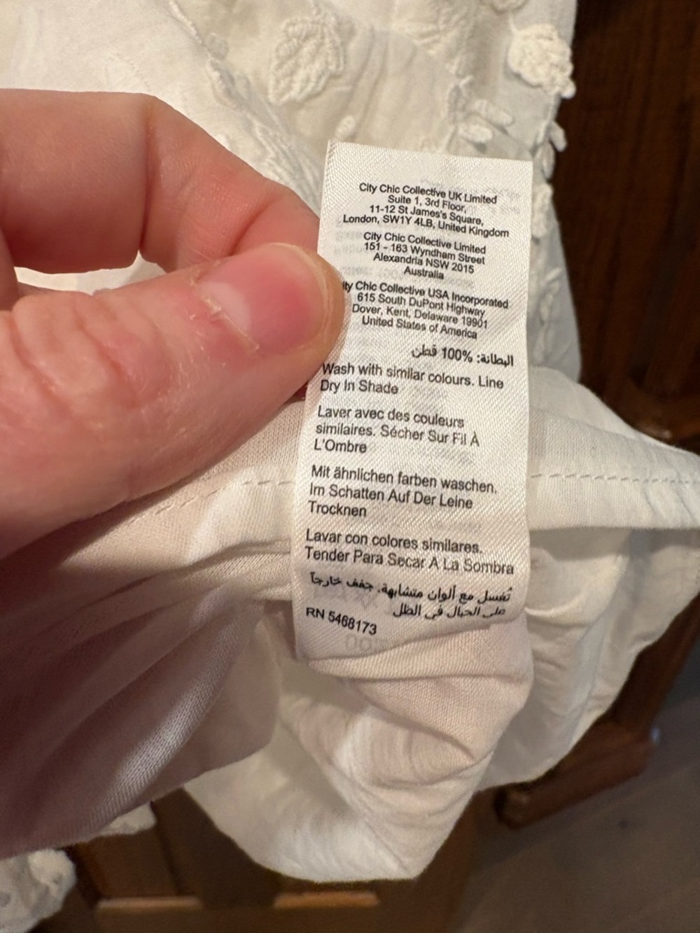 City Chic White Embroidered Mini Dress - Picture 10 of 12